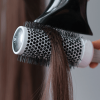 cabello expuesto calor